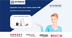 Desktop Screenshot of otomax.com.br